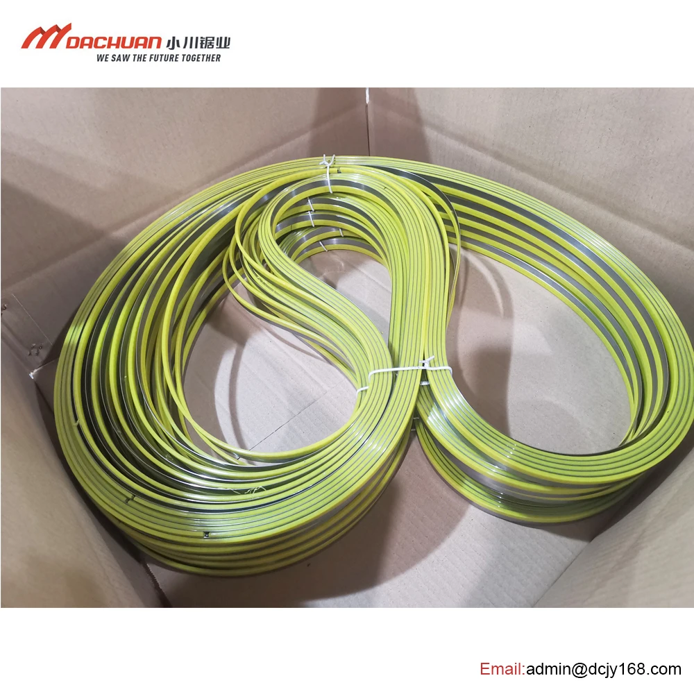 Пищевая ленточная пила для замороженных костей, 0,55x16x1840 мм, сварная