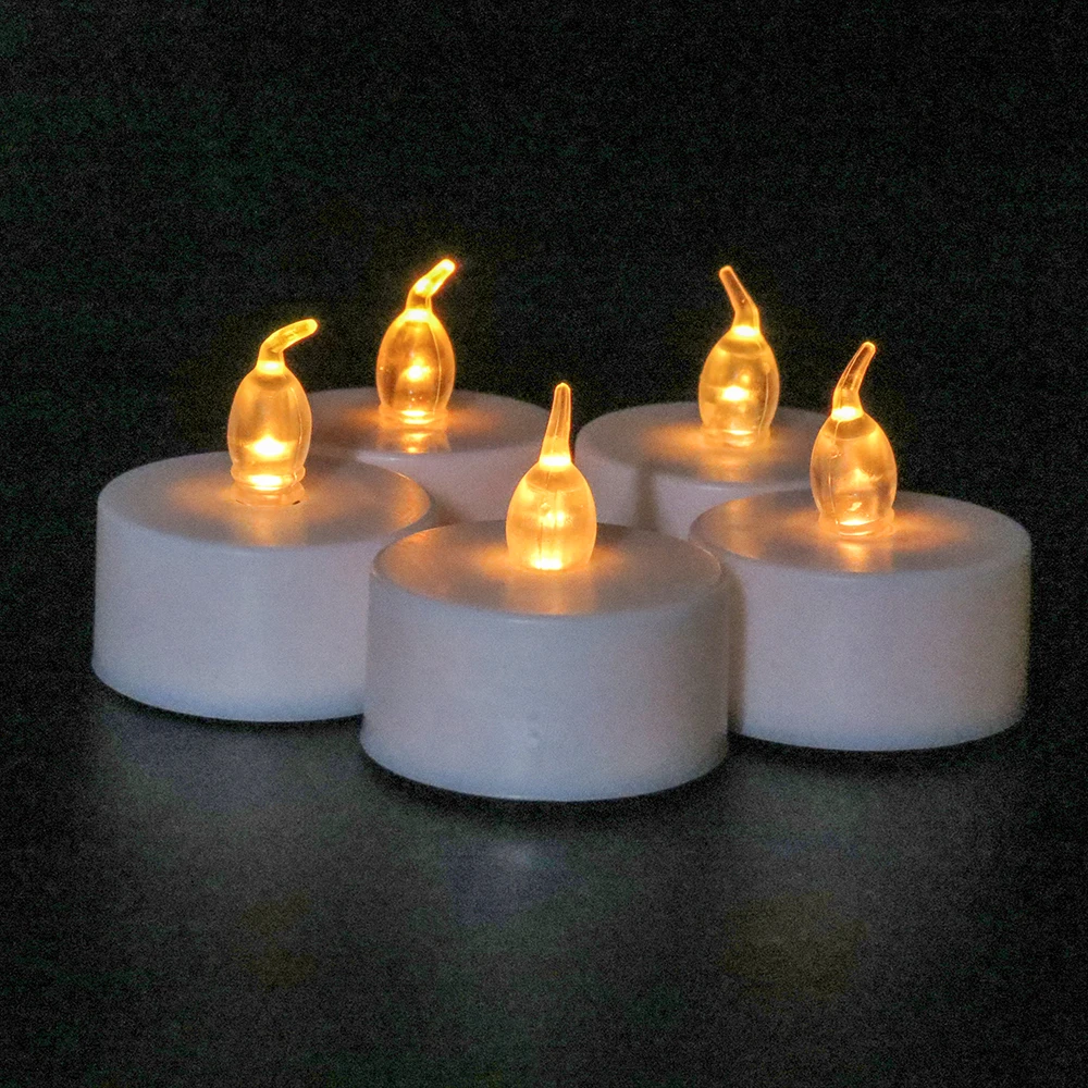 Свадебные украшения батареи свечи 24 pack led tealight