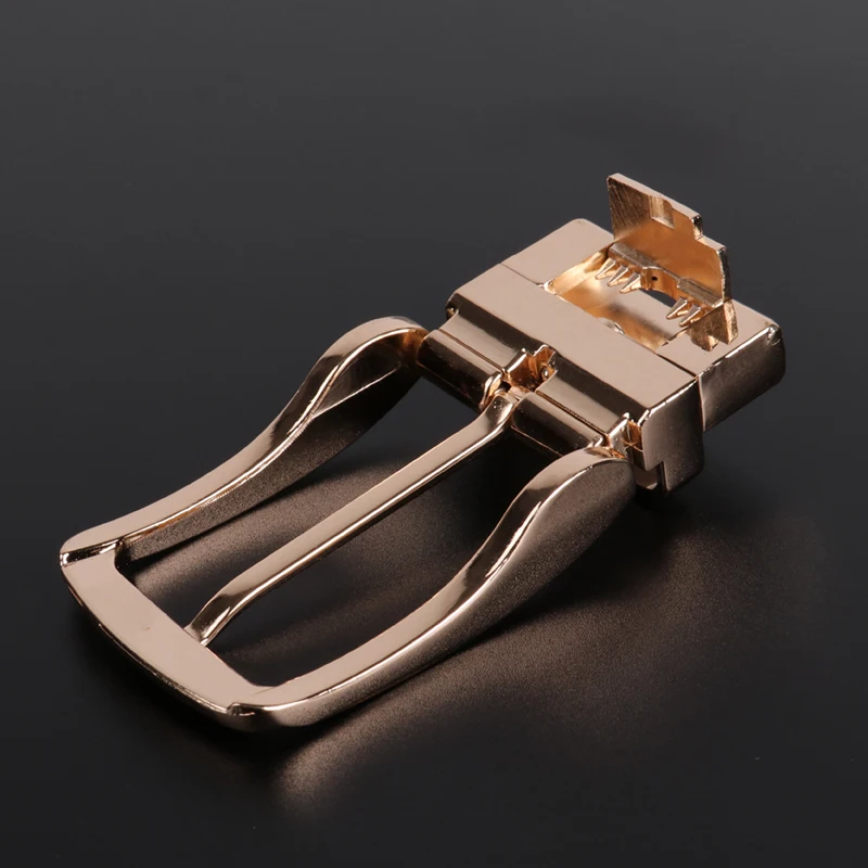 Free Sample Factory Wholesale 2021 Custom Logo Manufacturers Reversible Metal Fashion Women Man Pin Belt Buckle For Men