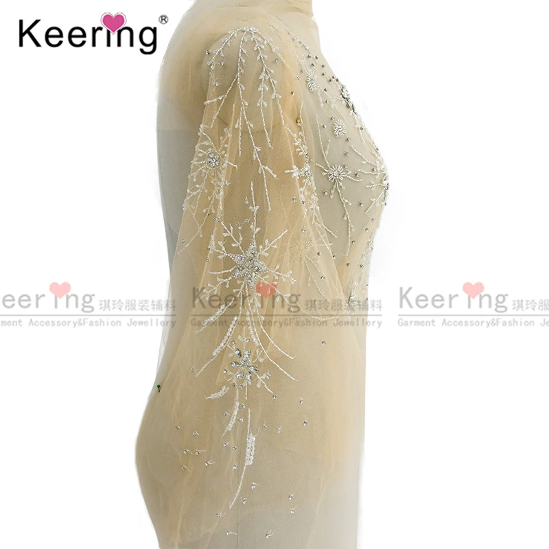 Keering Special Design Star and Flower Bodice Applique WDP-211