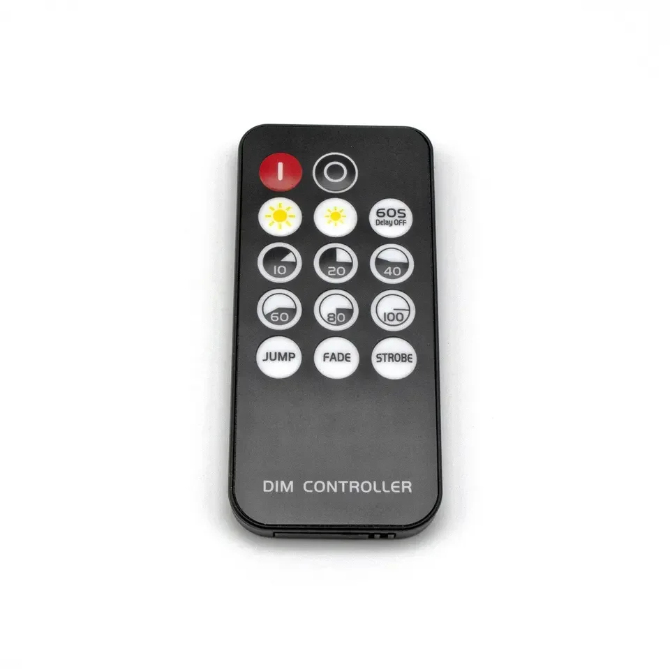 Mini Portable DC5-24V led RF 14-key single color controller 1 channel dimmer for 5050 2835 strip light