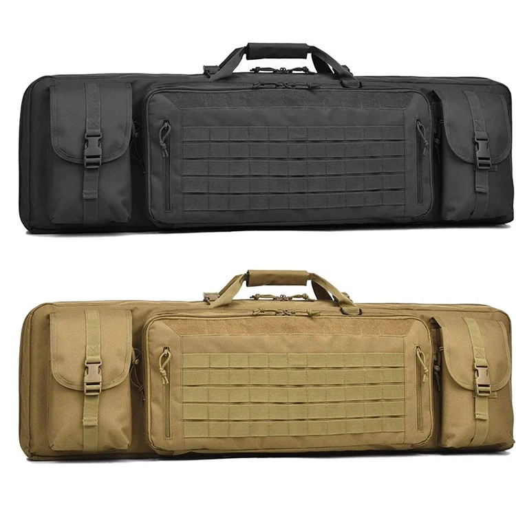 Tactical Rifle Case Double Gun Backpack Pistol Firearm Molle System Rucksack Transportation Carbine Bag