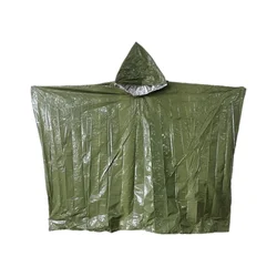 Breathable pu coated Long brim raincoat rain poncho for hikers rain jacket
