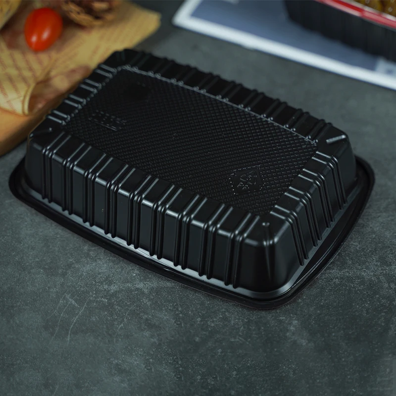 Rectangles disposable eco friendly PP 32oz meal container with ops box custom logo