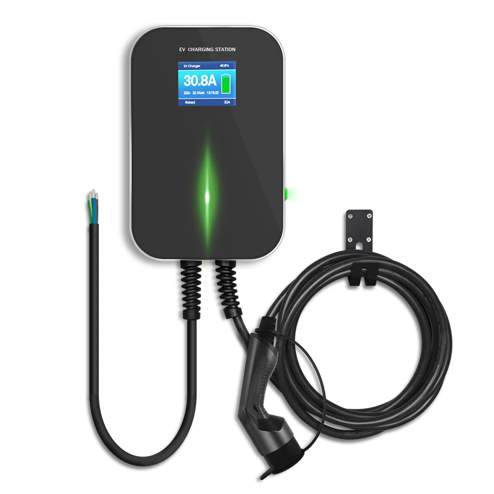
Type 2 evse charger electric car station 32a ev wallbox 22kw 