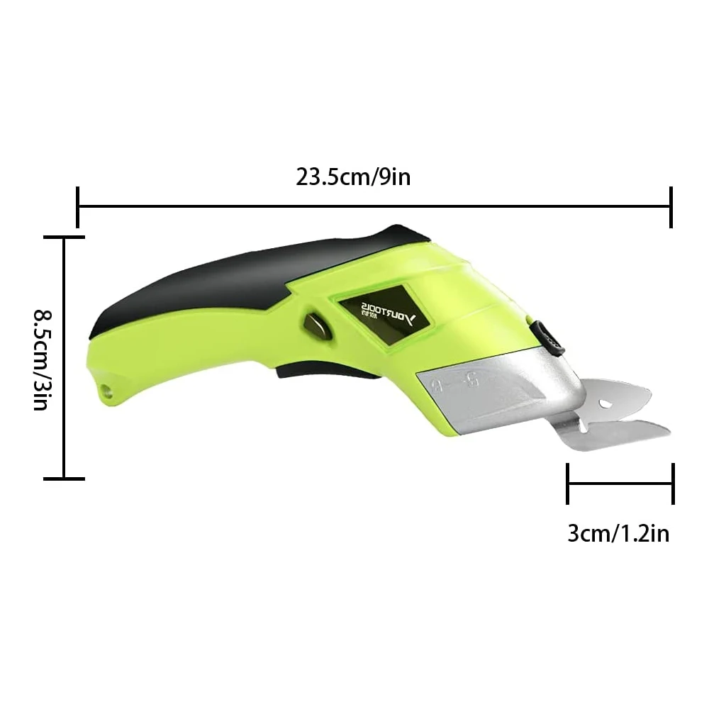 Rechargeable   Electric Scissors Wireless Battery Cutter  Cloth Carpet  PVC Leather Cutting Tools