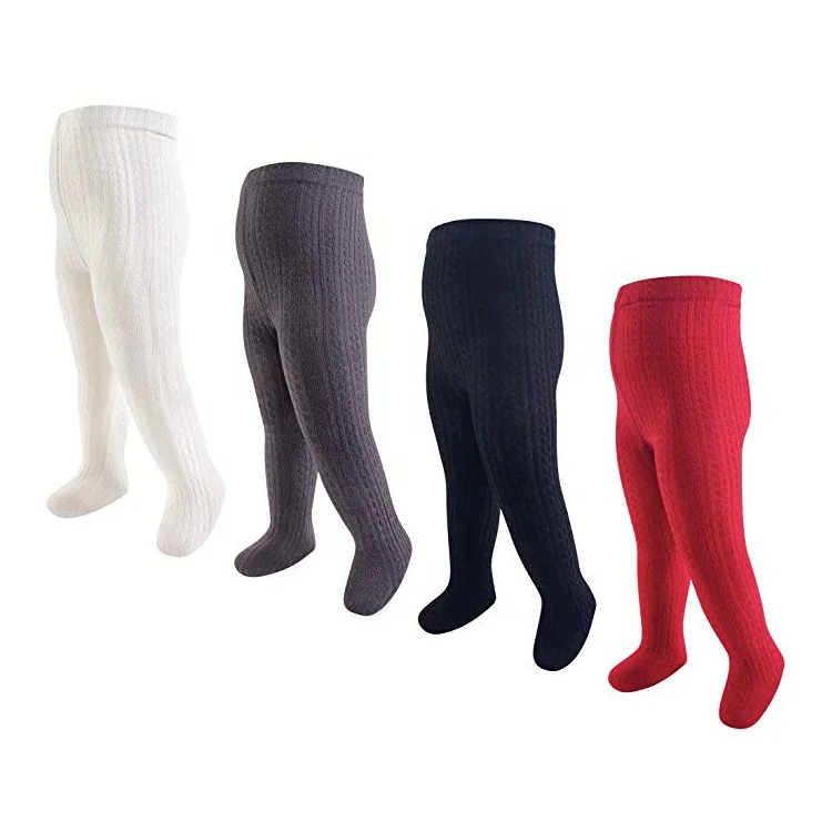 Baby pantyhose with grip kids anti slip lovely socks long kids socks