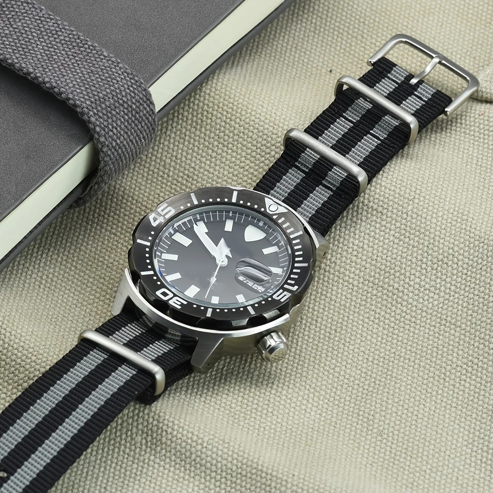 high quality custom polyester woven watch strap braided 18mm woven watch strap nylon