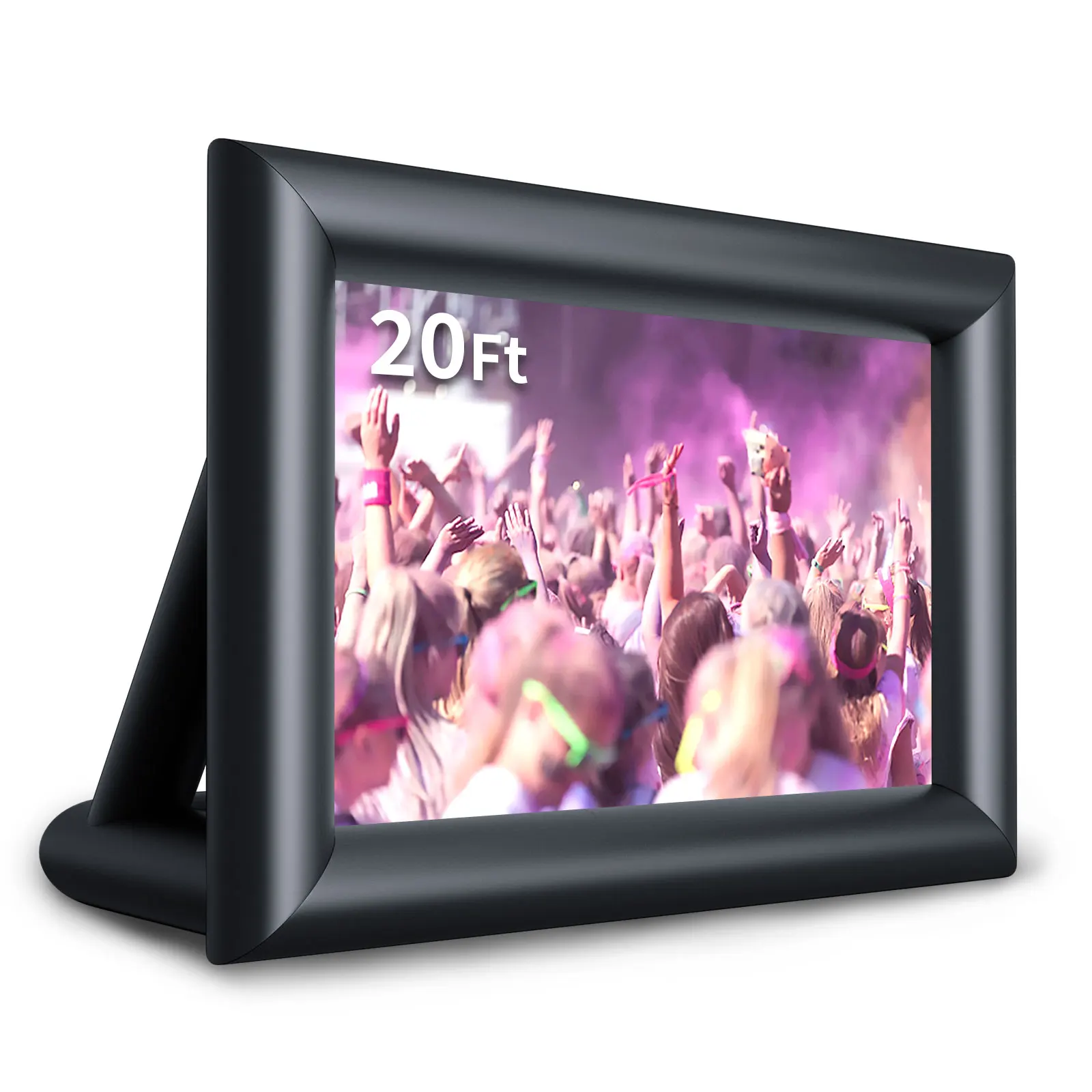 16ft 18ft 20ft 25ft Factory Price Inflatable Projection Outdoor Inflatable Movie Screen with Projector