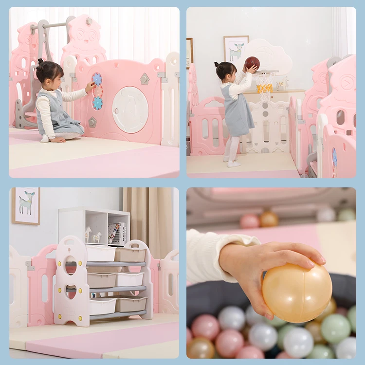 10+2 Panel New Design Baby Kids Indoor Play Pen Playpen