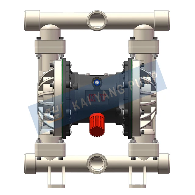 KYQ32LF Desalination Small Pneumatic PVDF Acid Chemical Resistance Diaphragm Pump Wide Range Of Applications