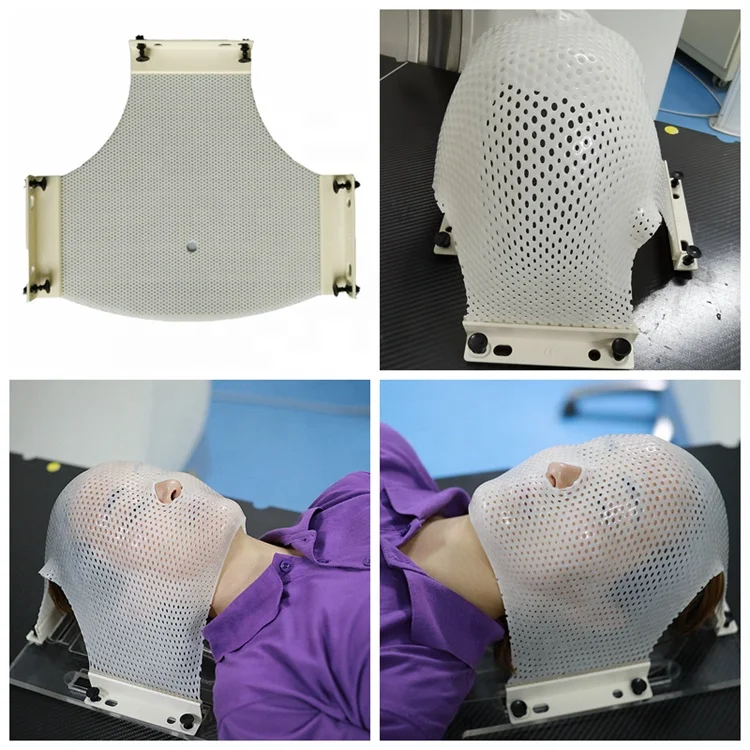 Ptype Aquaplast Thermoplastic Immobilization Mask for Cancer Radiation Oncology Radiotherapy Adaptive to Klarity/Orfit Baseplate