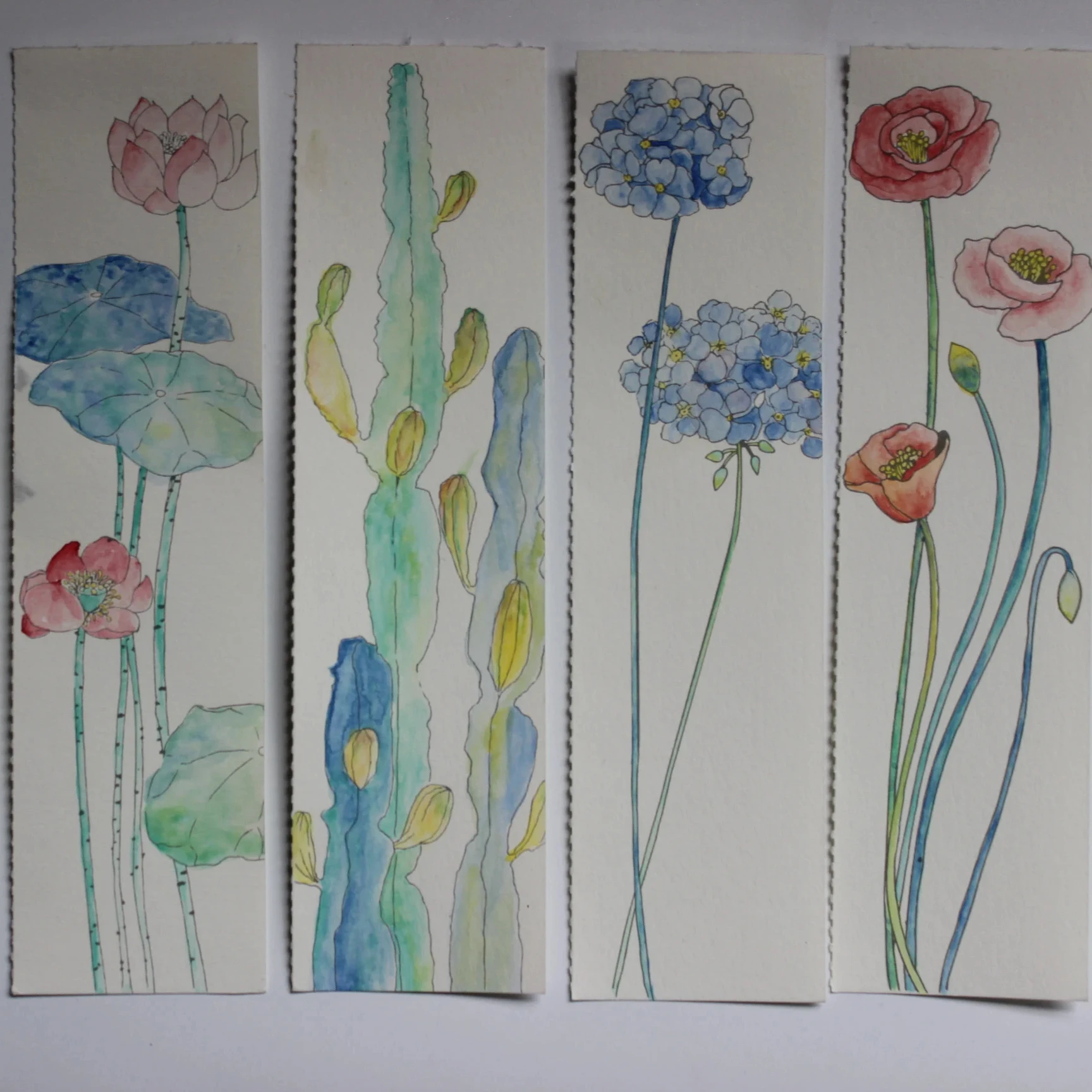 Pocket DIY  Watercolor Painting Book Set Watercolor Paint Book Travel Pocket Watercolor Kit Pocket Hand Book Stocking Goodie