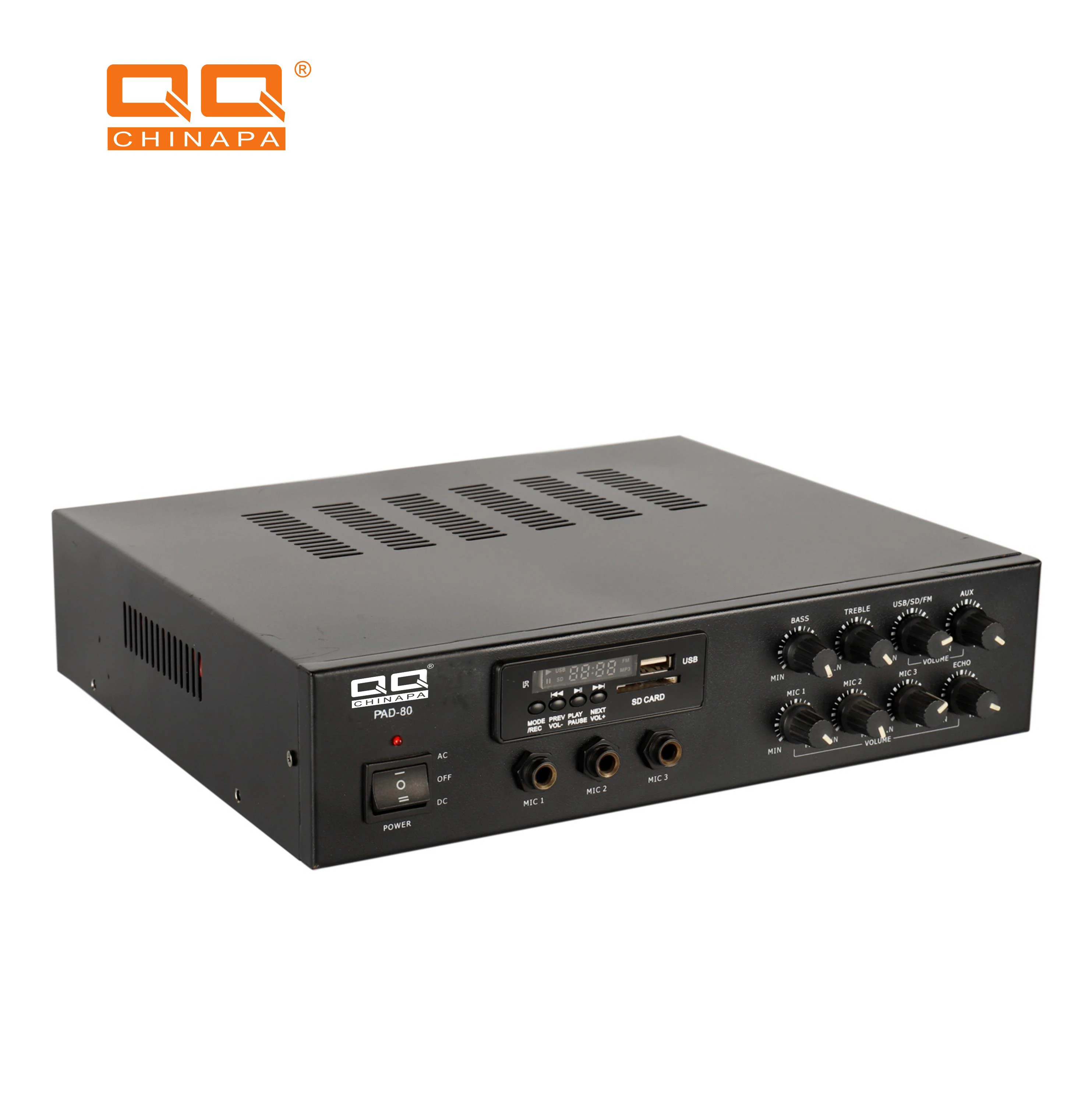 QQCHINAPA 60-1000W High Quality 12 V 24V Car Echo Amplifier Board PA system Premium High Power Home Amplifier