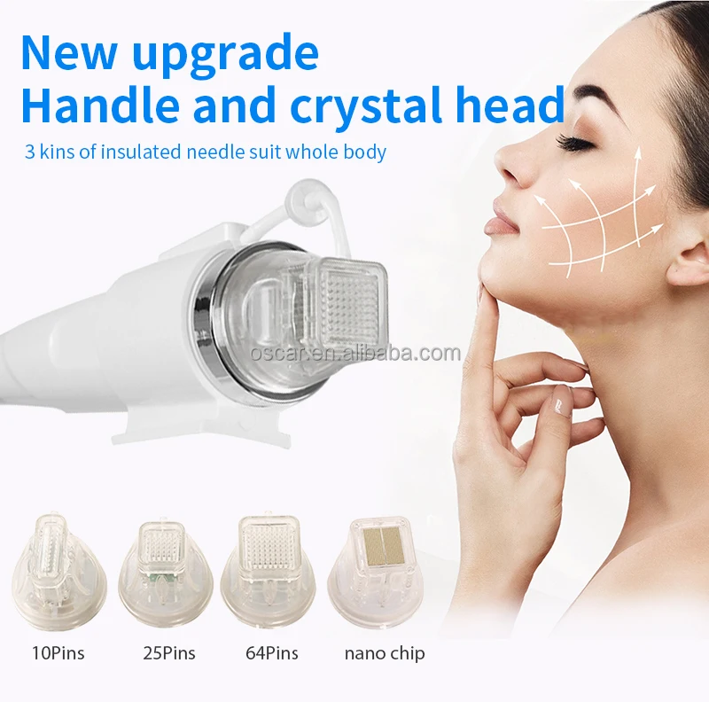 2023 new product 2 in 1 skin care pore contraction skin tightening rf microneedling machine