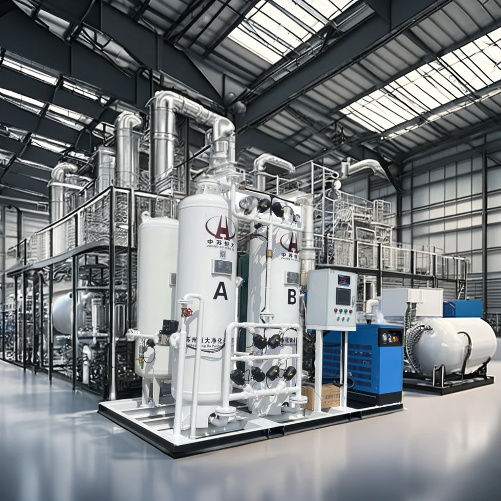 China Manufacturer Supplier Factory Explosion Proof Psa High Purity Oxygen Generator with HMI Control Panel