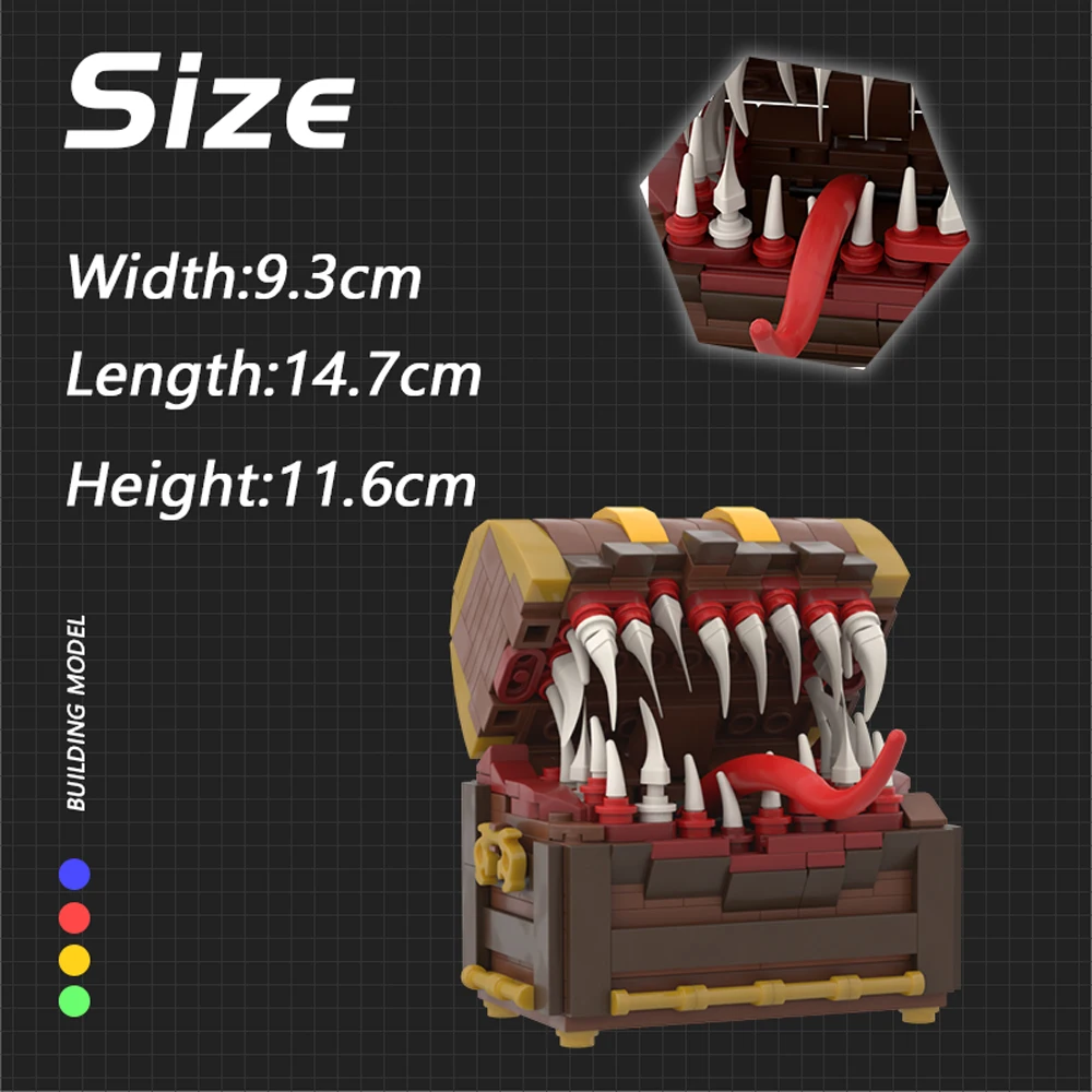 Final Treasure Chest Monster Building Blocks Kit For Pirate Treasure Box Bricks Children Toys Xmas Gift