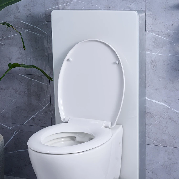 Universal size sandwich shape one button quick release slow down silent baby care pp toilet seat