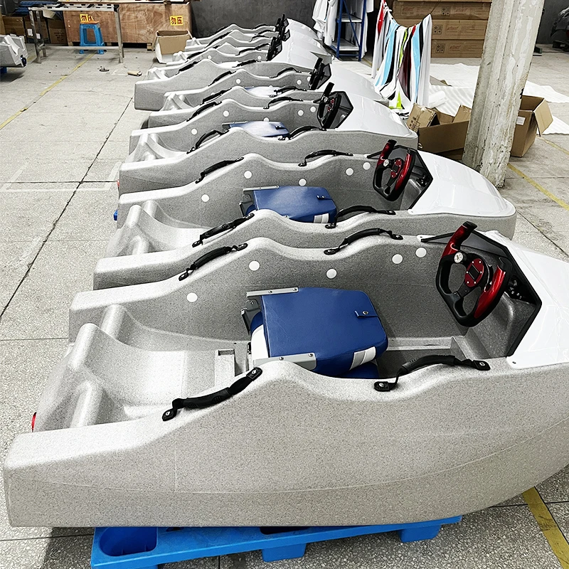 Wholesale Custom High Quality Cheap Ocean Water Sports EPP 15kw Electric Go Kart Boat Adult Small Mini Jet Boat