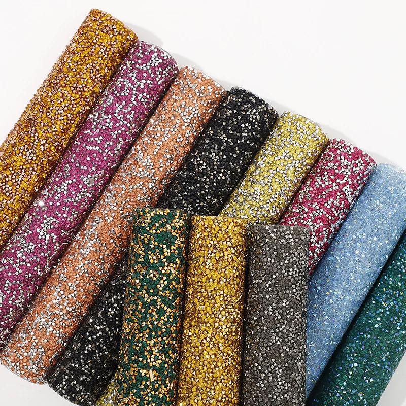 Hot Sale Products Self Adhesive Rhinestone Mesh Hotfix Crystal Sheet Rhinestone Trim DIY Accessories