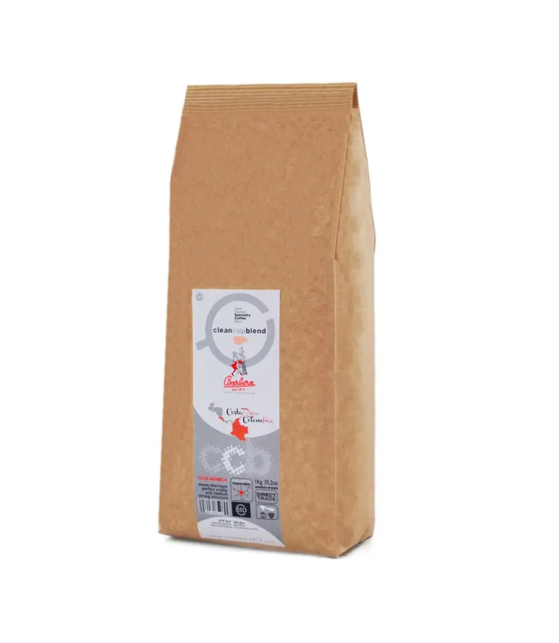1 kg 24 Months Shelf Life Made In Italy Clean Cup blend 100% Arabica whole bean coffee blend