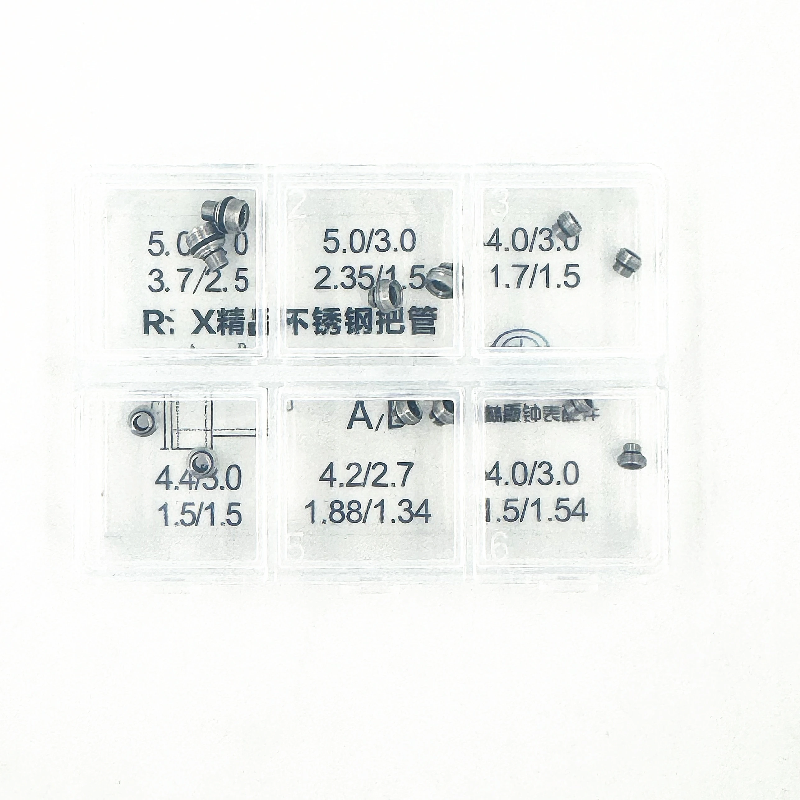 High quality watch parts 12PCS set for RX case stainless steel case tube waterproof tube repair watch replacement watch parts