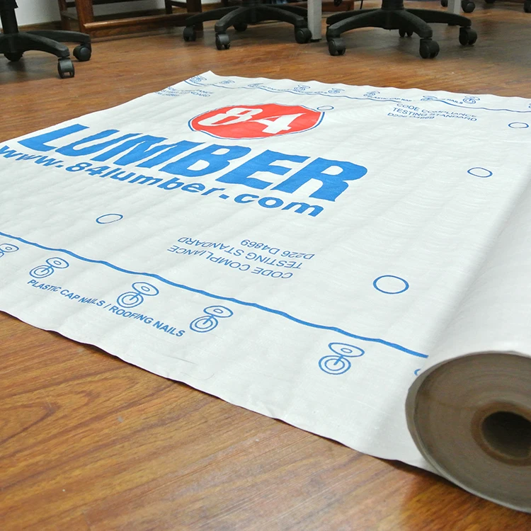 Roofing breathable waterproof membrane synthetic fiber roofing felt