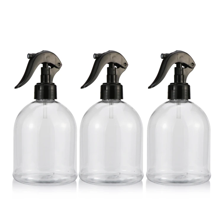 Transparent 100ml PET Fine Plastic Trigger Mist Spray Bottle for Plant Mister Garden Watering Air Freshener Cleaning
