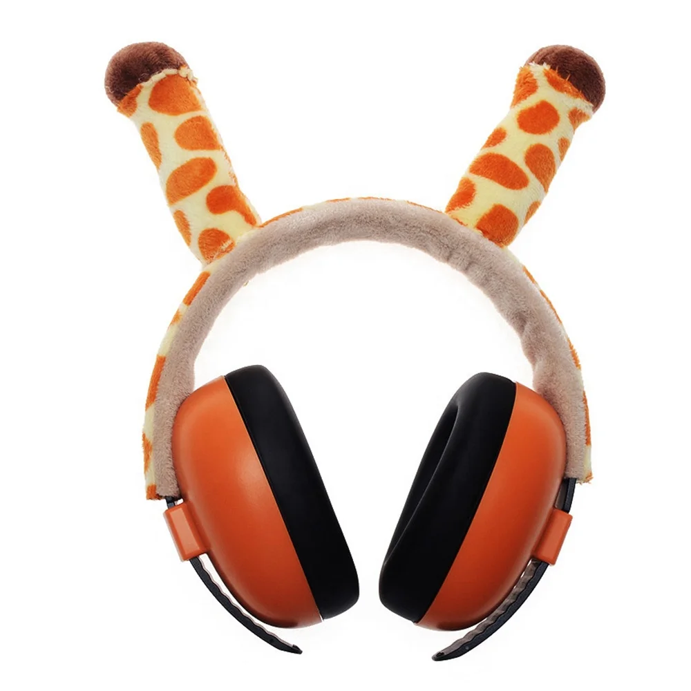 EM1008K Anti Noise Cute Animal Kids Safety Earmuffs Soundproof Ear Defender Baby Hearing protection for Child