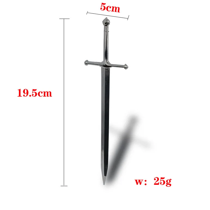 Металлический нож-открывалка для визиток на заказ серебряный нож открывания писем меч