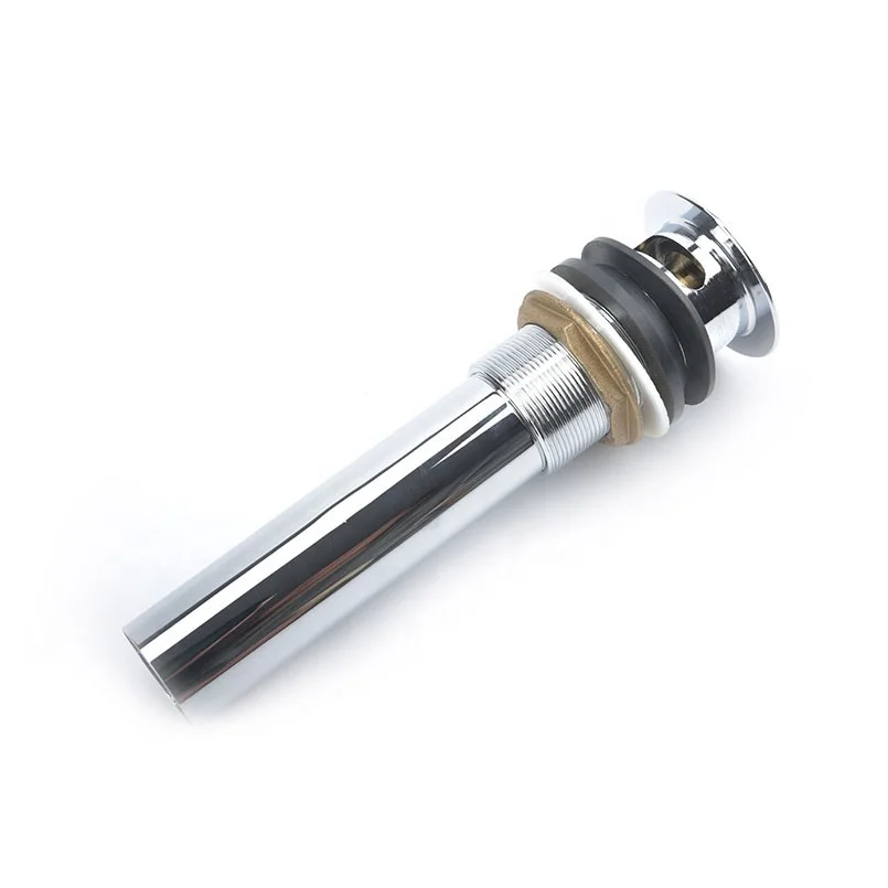 Заводская раковина Слив отходов Кнопка нажмите Clack выдвижной Слив с переливом