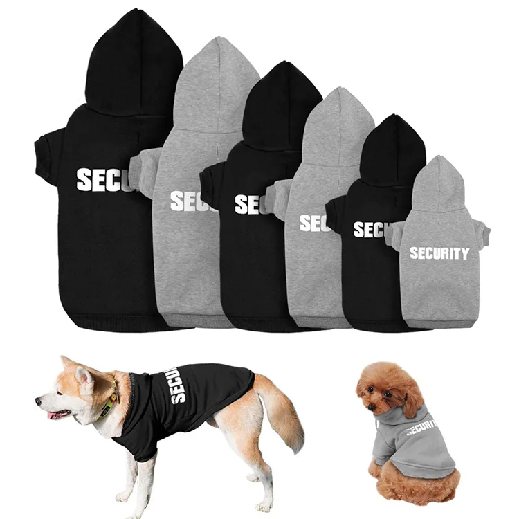 Wholesale New Pet Sweatshirt Security Printed Dog Hoodie Dog Clothes CLASSIC Halloween Leisure 100% Cotton Sustainable Springs