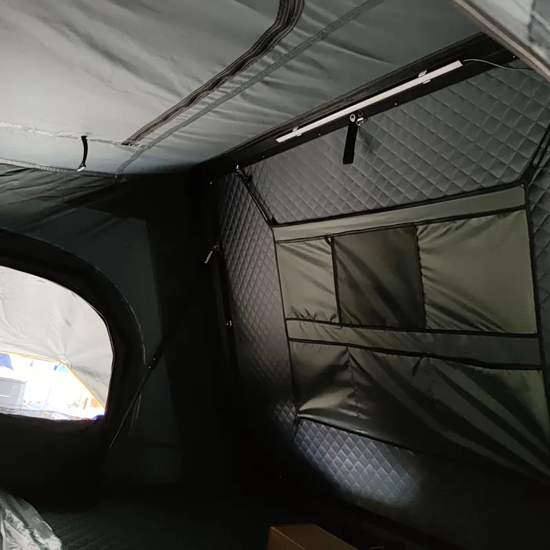 Outdoors Overland Best Aluminum Hardshell Roof Top Tent Vehicle Side Awning Car Trailer Roof Top Tent