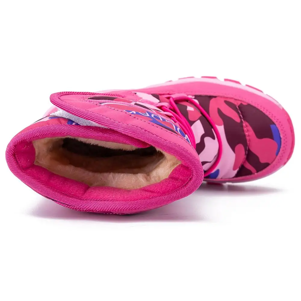 
HOBIBEAR Good Quality Comfortable Fashion Kids Girls Boots Shoes Waterproof Kid Ankle Snow Winter Boots 