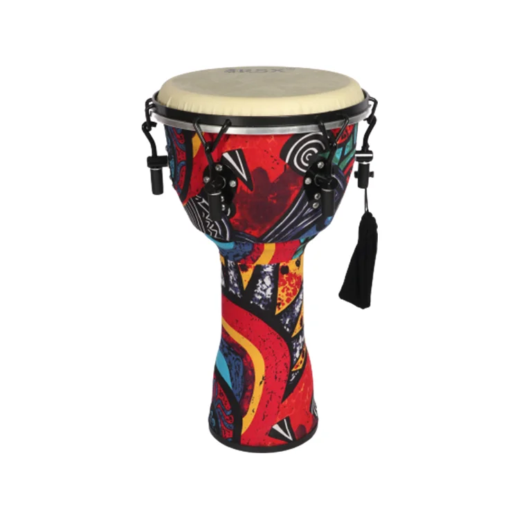 Professional African Djembe Drum Bongo Wood Standard Size Good Sound Musical Instrument Percussion Hand Drum Wood Body