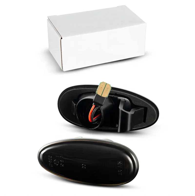 2 PCS Dynamic LED Side Marker Turn Signal Light For Mitsubishi Pajero Galant Lancer