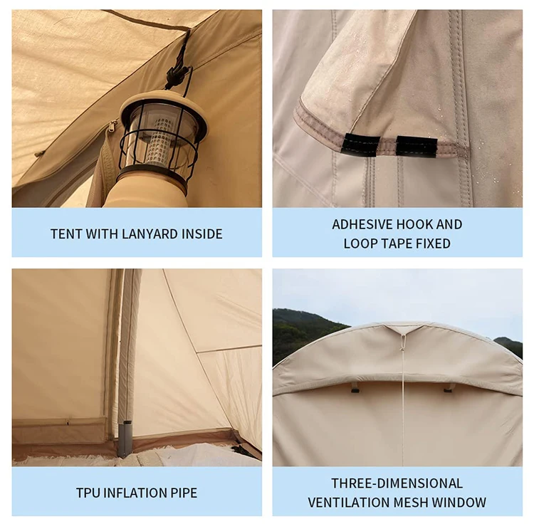 Qibu 4-6 Person Universal Suv Camping Tent Car Tailgate Sun Shelter Canopy Folding Extension Space Leisure Cozy Car Rear Tent