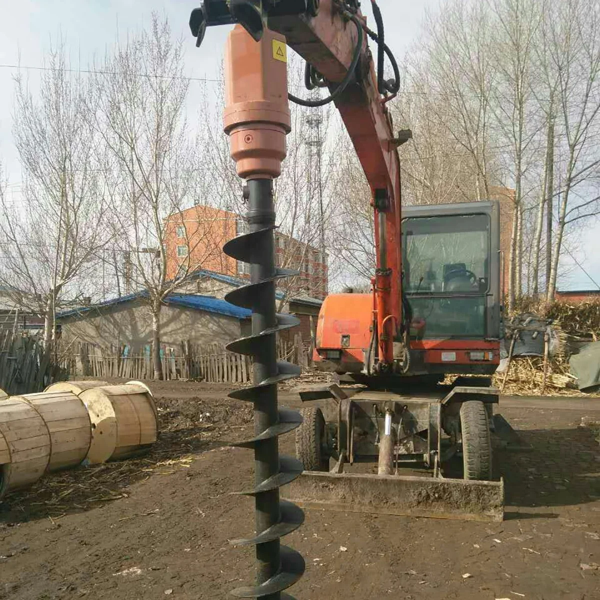 YA18000 Wear-resistant High quality hydraulic motor Hydraulic Foundation pile driving Digger auger drill for Excavator tools