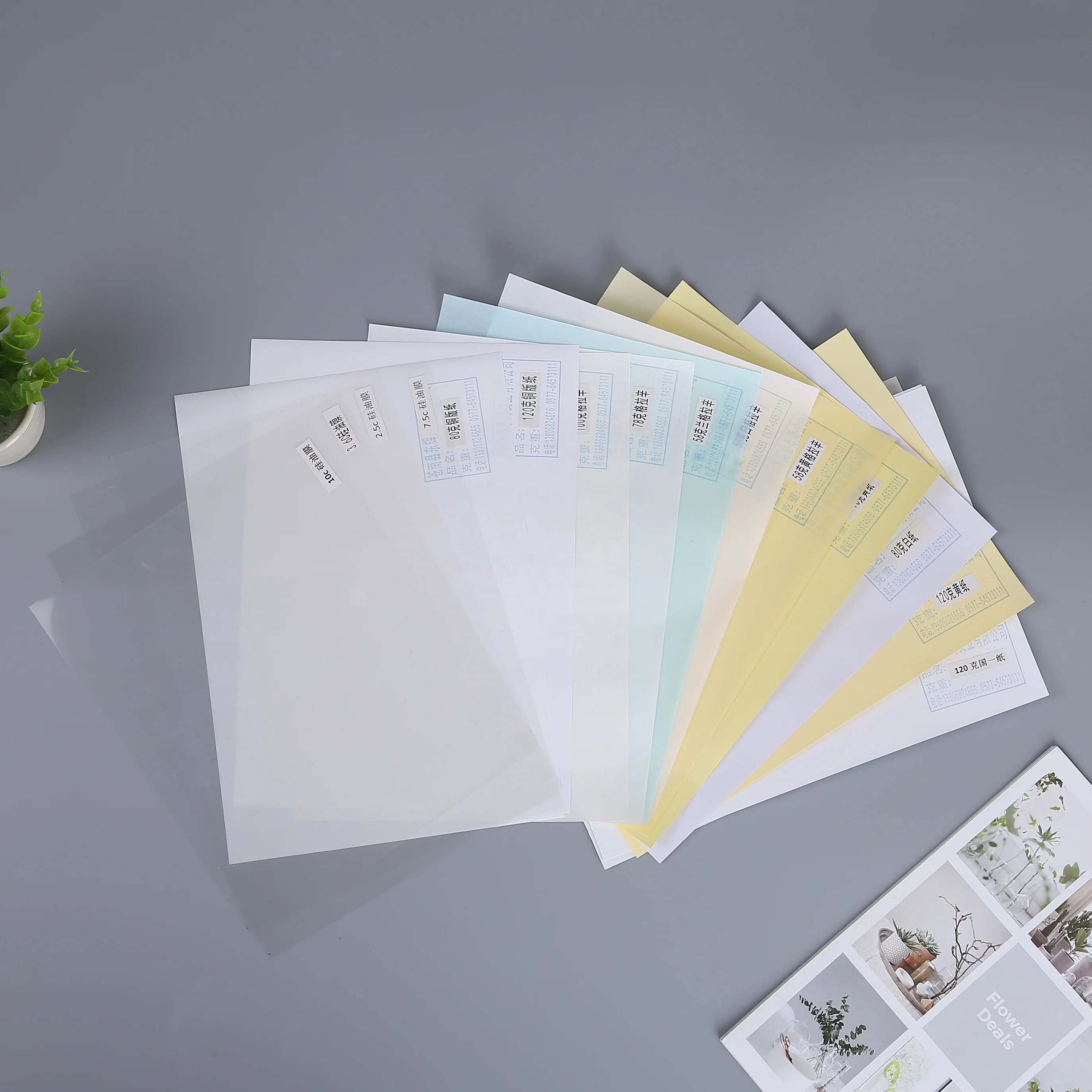  40gsm 60gsm 80gsm 100gsm 120gsm A4 белый силикон glassine бумага для выстилания/листы