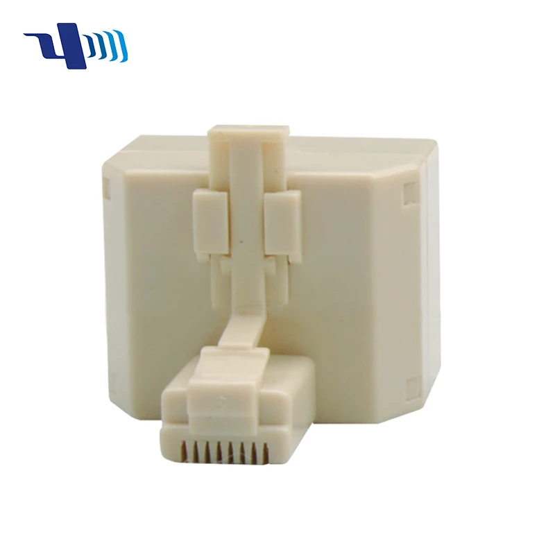 single plug to Duplex Jack adapter 1 plug to 2 jacks