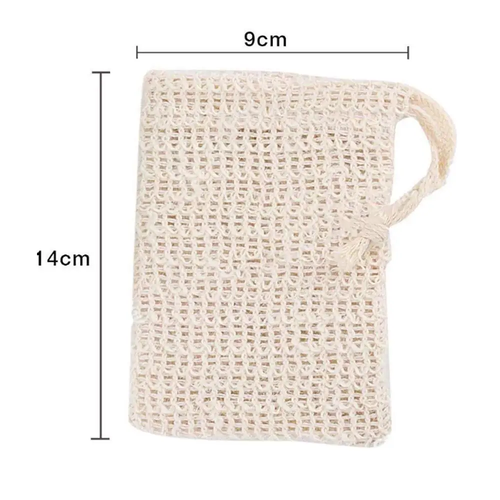 Sisal Natural Net Soap Pouch Soap Exfoliating Bag Soap Saver