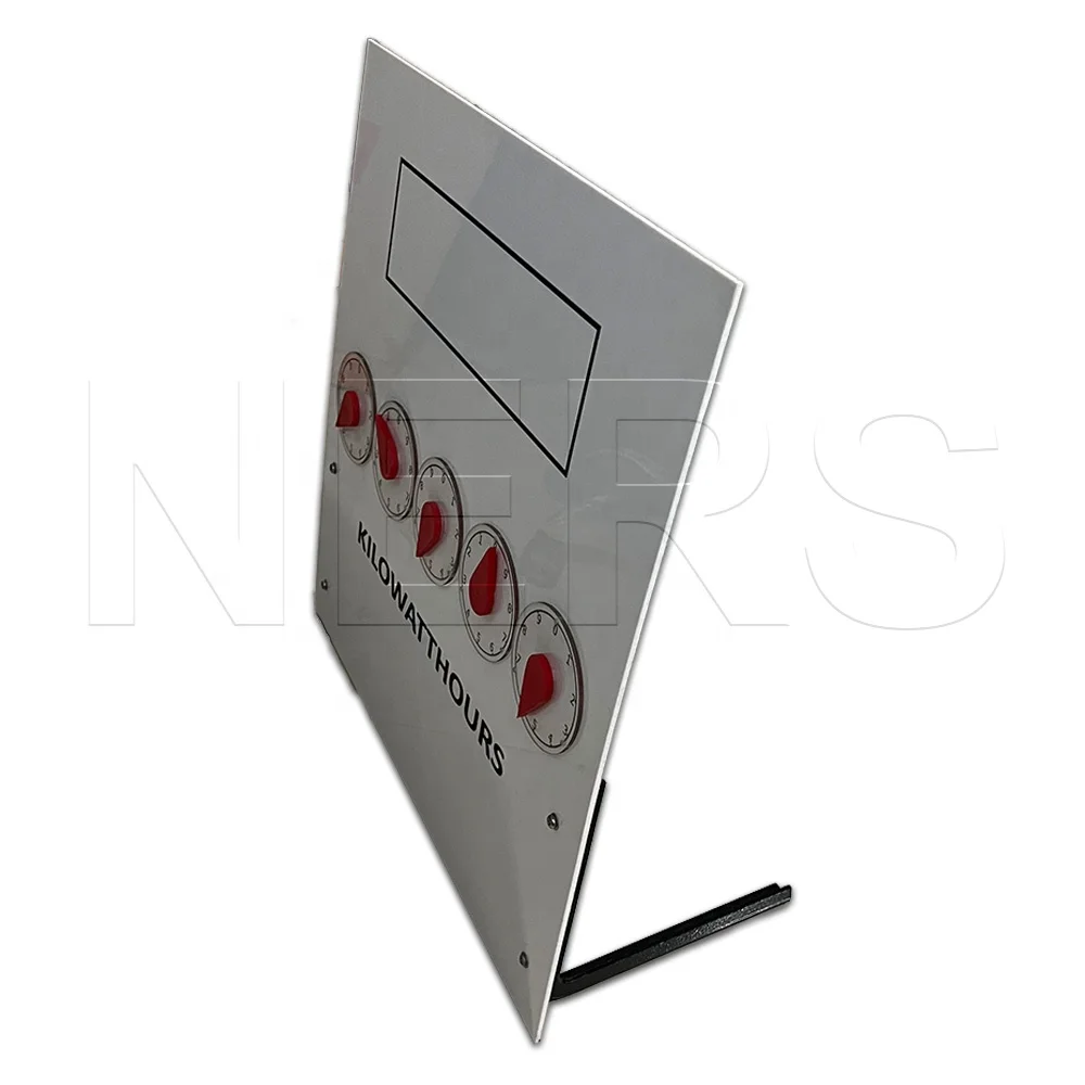 NERS Blackboard Manipulative Electricity Consumption Meter Model with Stand