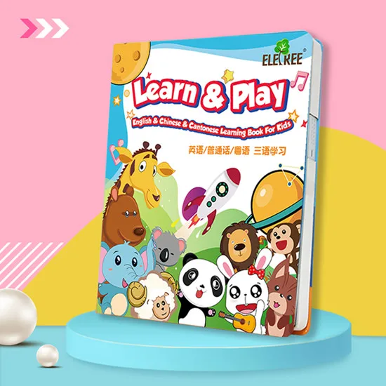 
100 Word Electronic Smart Pen Voice A Talking English Eletree Kids Learn Chinese Learns Mandarin Ebook Electronic Sound Book 