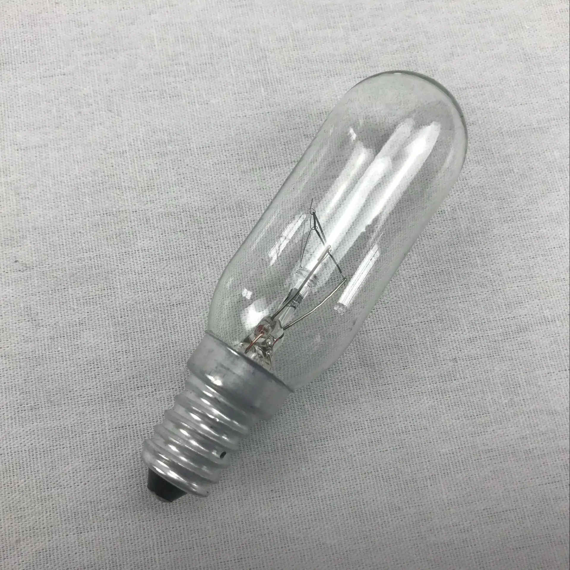 Factory supply T25 incandescent bulb E12 E14 base range hood bulb 25w 40w oven lamp tungsten filament bulb wholesale