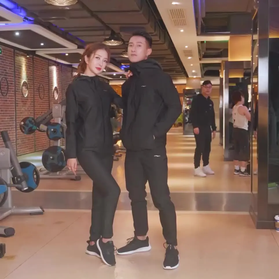 Hot Selling Cheap Price Sauna Suit Fitness Weight Loss Exercise Gym Training Customized Sauna Suit Jacket Sweat Track