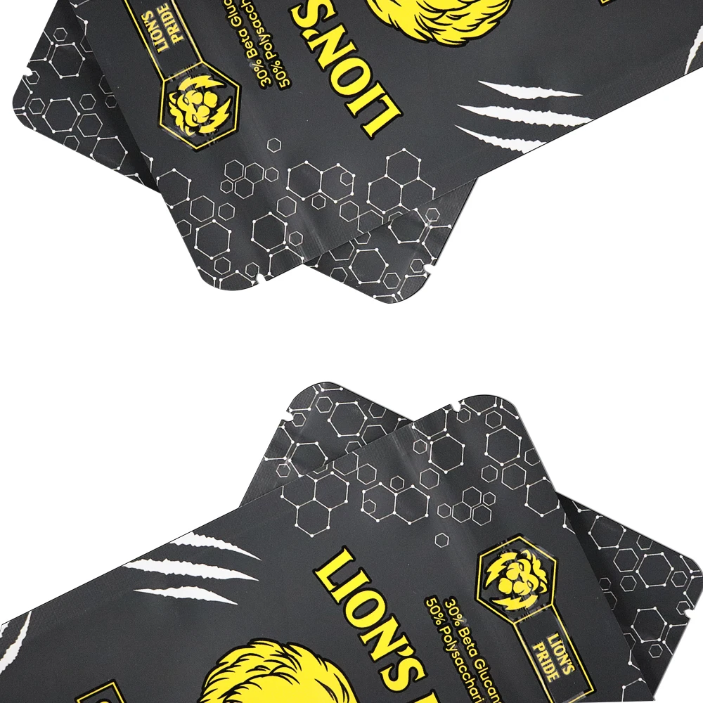 Glossy Matte UV Aluminum Foil Compostable 3.5g/7g/10g Stand Up Zipper Pouch Plastic Food proof smellzipper  Bag