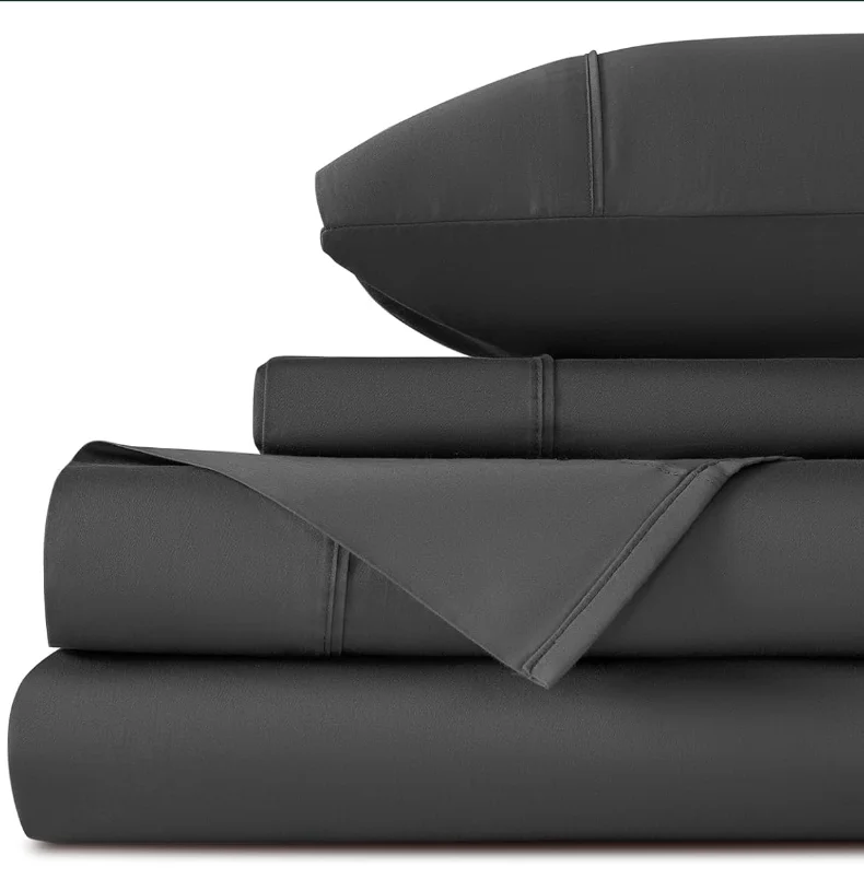 Hotel Luxury 300 Thread Count Cotton Bed Sheets for Queen Size Bed