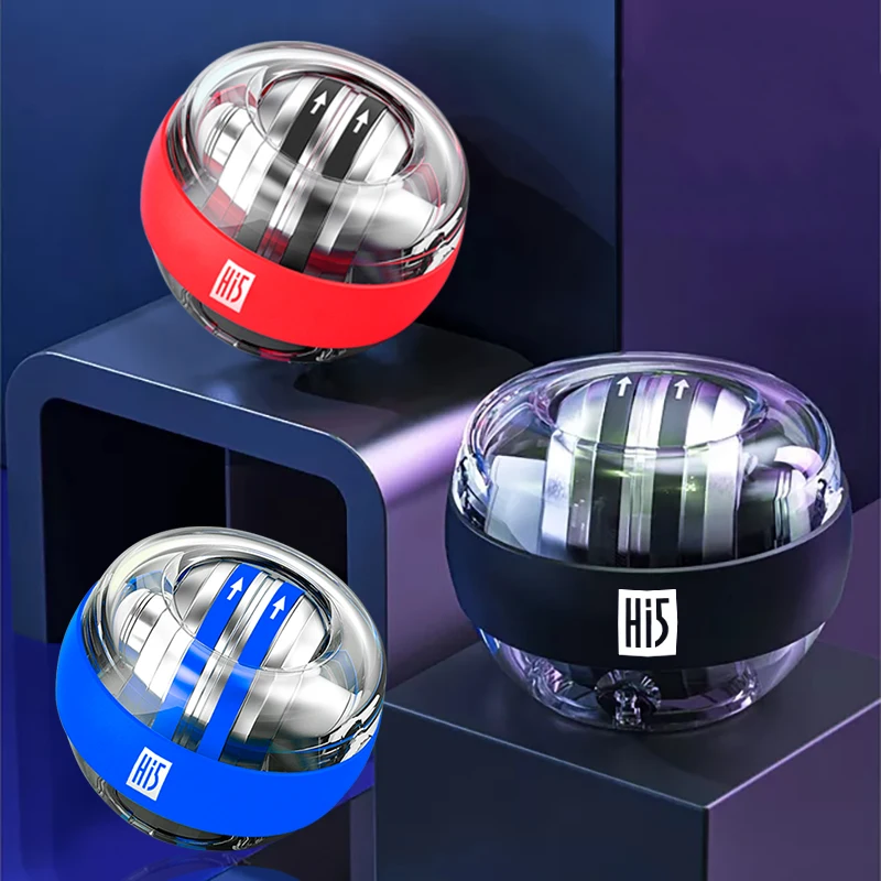 
Wholesale Fitness Power Gyro Wrist Roller Ball Factory Outlets Products Arm Strengthener Wrist Exercise Metal Iron Wrist Exercis 