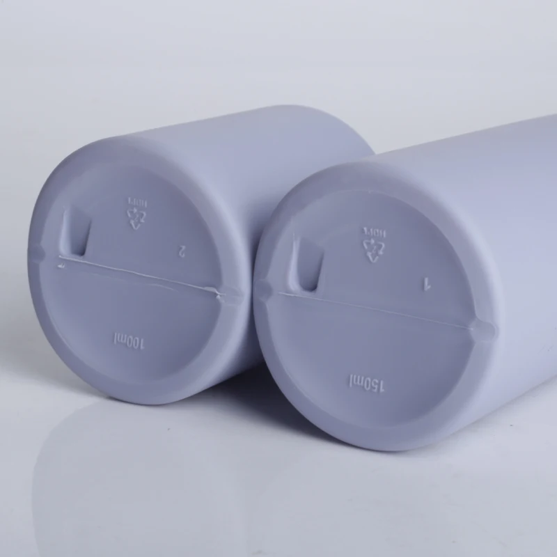 plastics bottles 100ml 150ml 200ml flip top plastic bottles hdpe disc top cap squeeze lotion bottle liquid cosmetic packaging