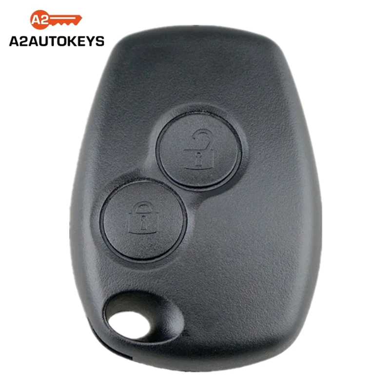 A2AUTOKEYS 2 Buttons Key Case For Renault Megane Modus Espace Laguna Duster Logan DACIA Sandero Fluence Clio Kango